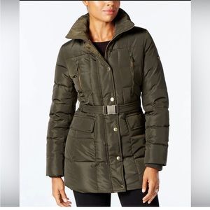 Michael Kors Belted Puffer